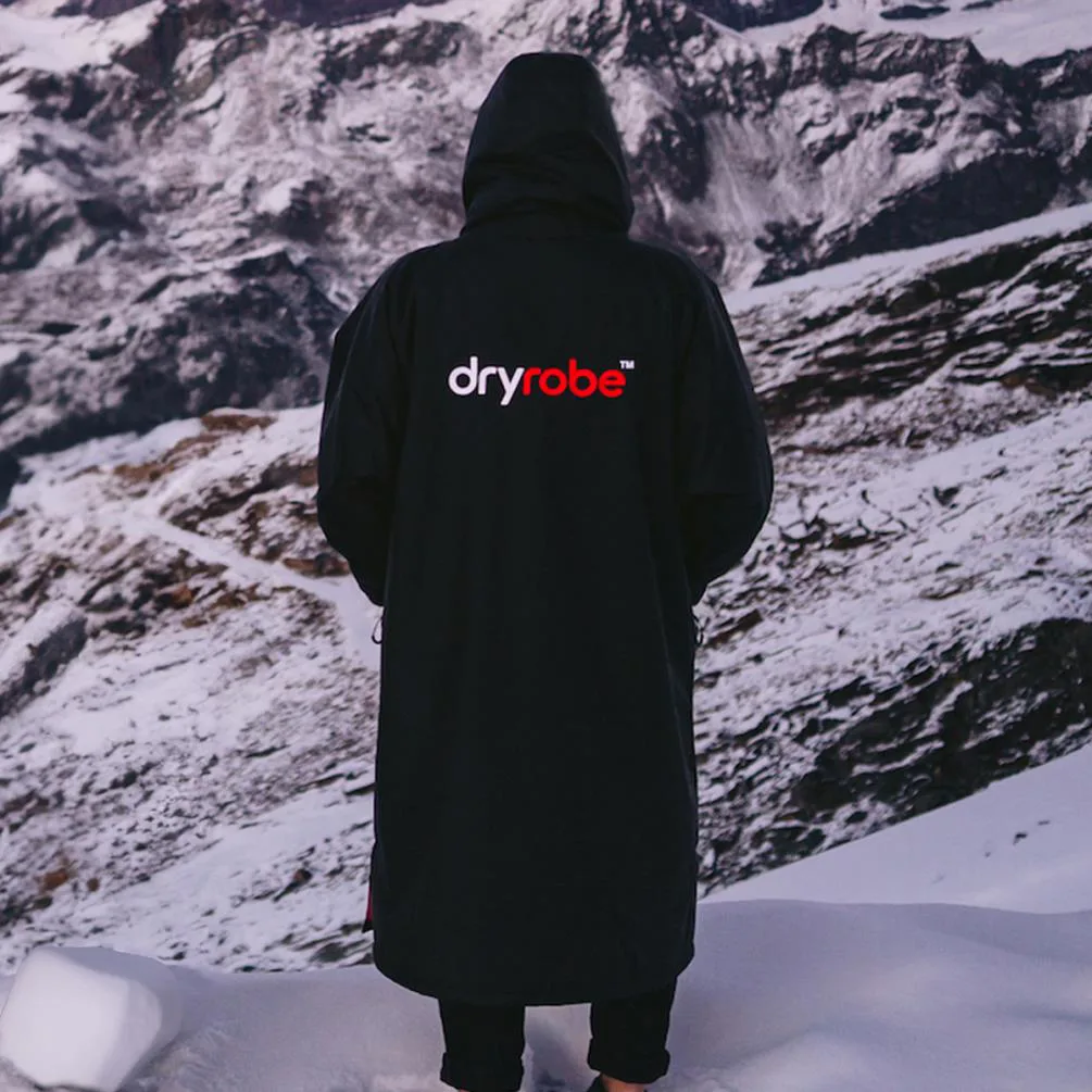 dryrobe Advance Long Sleeve Changing Robe - Black / Red Extra Image 9